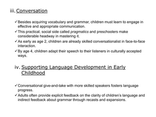 Development psychology (Physical and Cognitive Development in Early ...