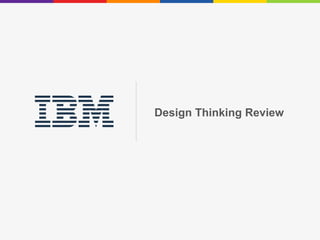 Design Thinking Review
 