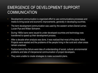 Development Support Communication | PDF