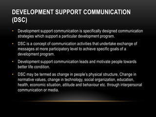 Development Support Communication | PPT