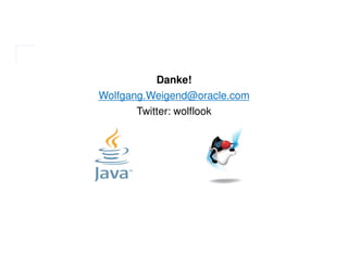 Danke!
Wolfgang.Weigend@oracle.com
Twitter: wolflook
49 Copyright © 2017 Oracle and/or its affiliates. All rights reserved.
 