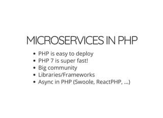 Develop microservices in php | PDF