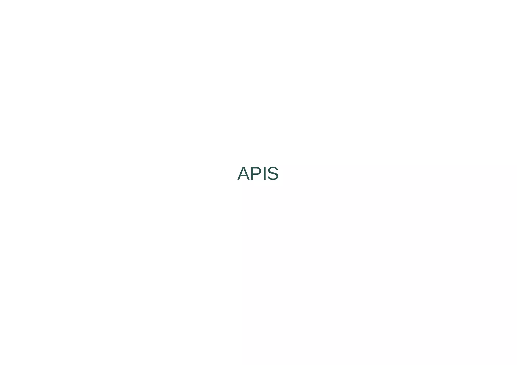 APIS
 