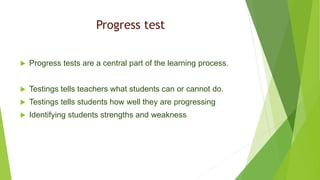 Continuous Assessment/Testing Guidelines Summary | PPTX