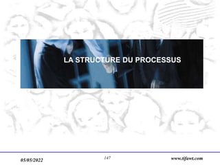 05/05/2022 www.tifawt.com
147
LA STRUCTURE DU PROCESSUS
 