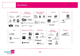 Nos clients




              10
 