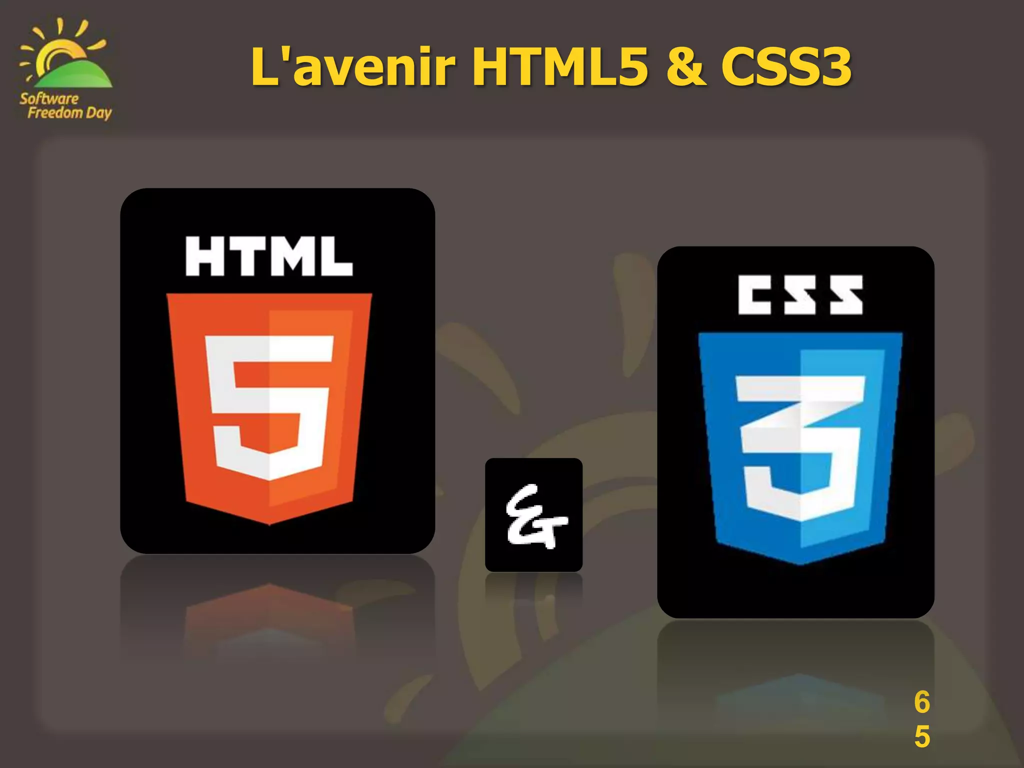 L'avenir HTML5 & CSS3




                        6
                        5
 