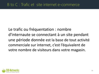 Le trafic ou fréquentation : nombre d'internaute se connectant à un site pendant une période donnée est la base de tout ac...