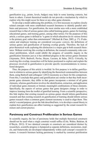 Developing a Theory of Gamified Learning: Linking Serious Games and ...