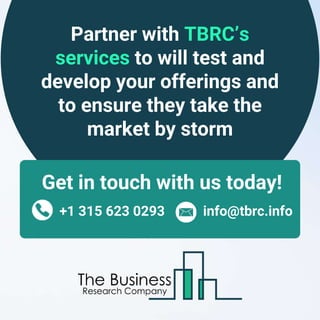 Partner with TBRC’s
services to will test and
develop your offerings and
to ensure they take the
market by storm
Get in touch with us today!
+1 315 623 0293 info@tbrc.info
 