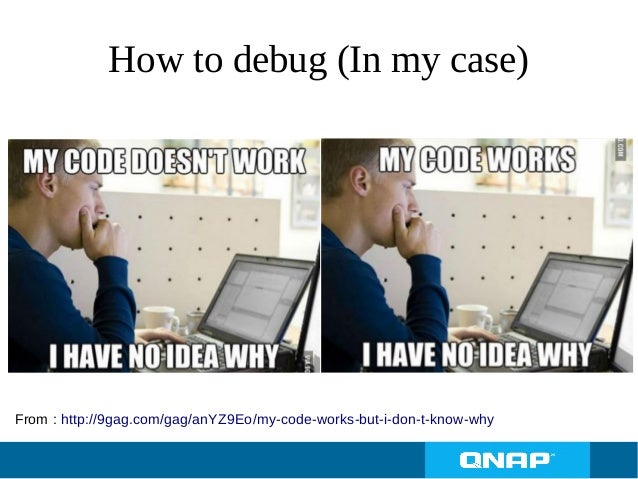 develop qnap nas app by docker code works don t know why
