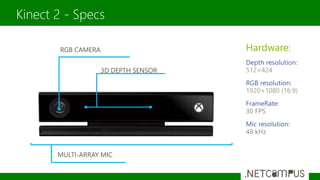 Develop Store Apps with Kinect for Windows v2 | PPTX