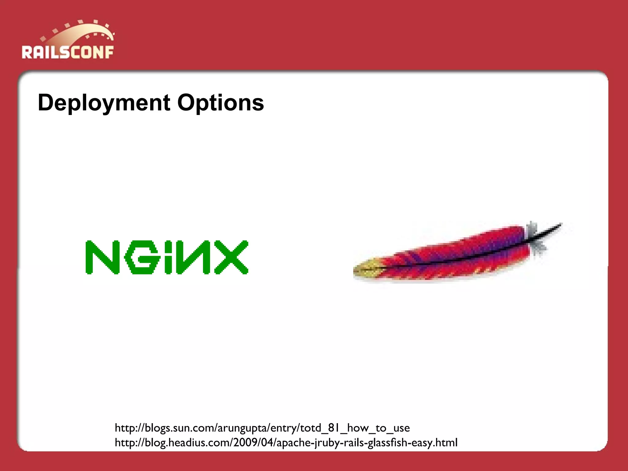 Develop With Pleasure Deploy With Fun Glass Fish And Net Beans For A Better Rails Experience Presentation