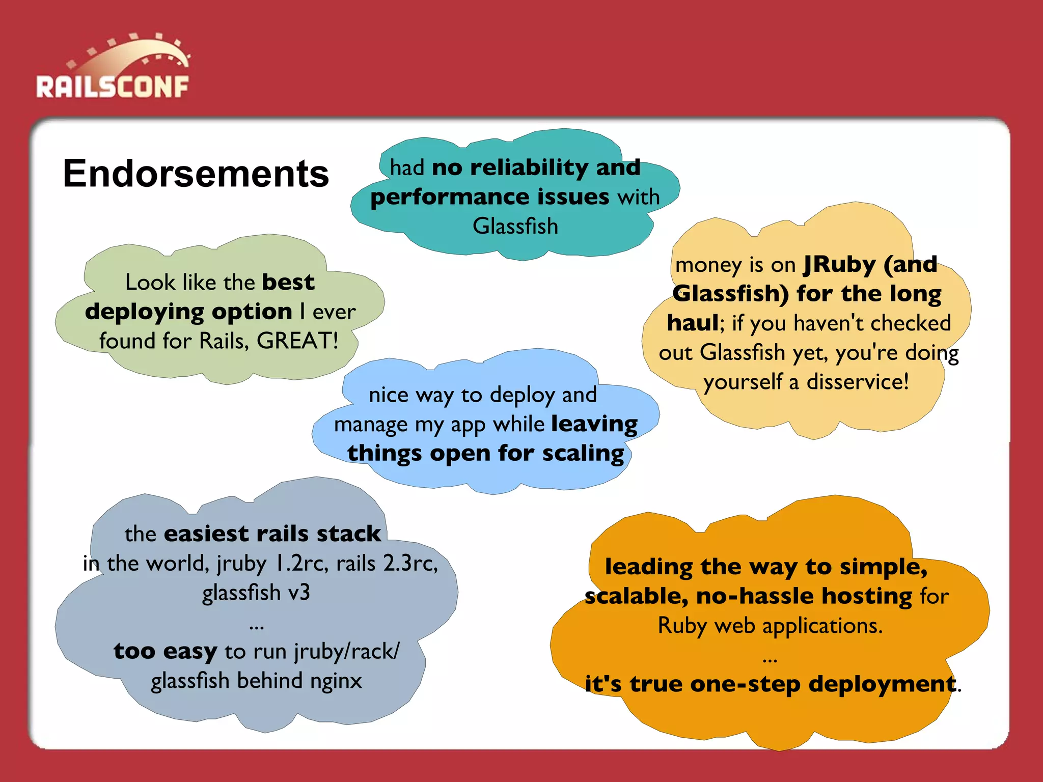Develop With Pleasure Deploy With Fun Glass Fish And Net Beans For A Better Rails Experience Presentation