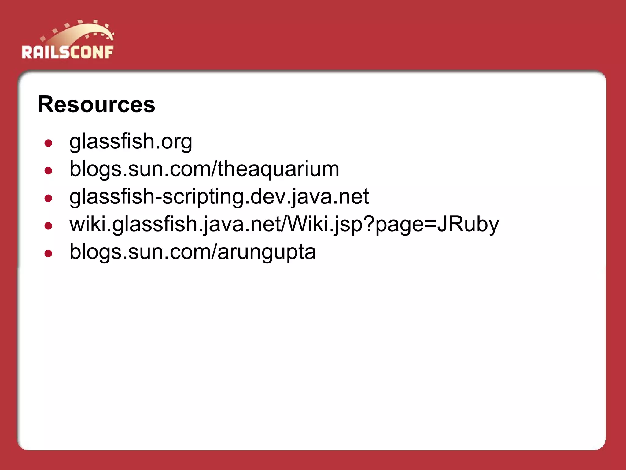 Develop With Pleasure Deploy With Fun Glass Fish And Net Beans For A Better Rails Experience Presentation