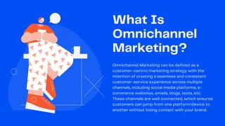 How to Build a Successful Omnichannel Marketing Strategy | PDF