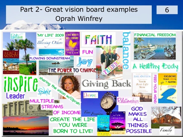 develop your vision board