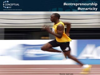 www.conceptualklt.es – Pablo de Castro 
#entrepreneurship 
#smartcity 
Source: Juan Lara  