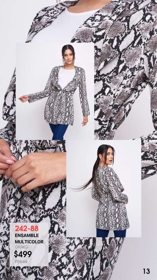 242-88
ENSAMBLE
MULTICOLOR
CH,M,G
$499
P384N
13
 