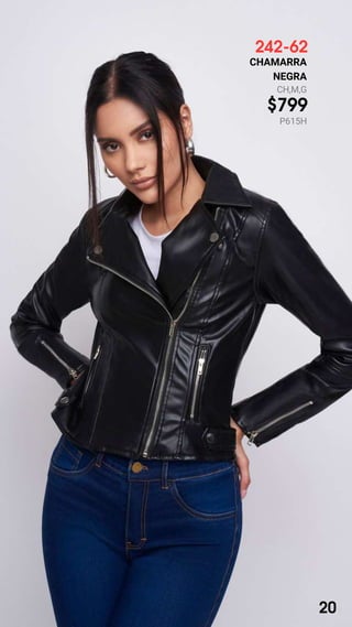 242-62
CHAMARRA
NEGRA
CH,M,G
$799
P615H
20
 