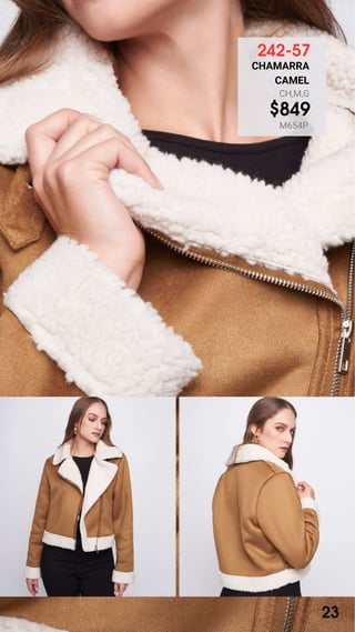 242-57
CHAMARRA
CAMEL
CH,M,G
$849
M654P
23
 