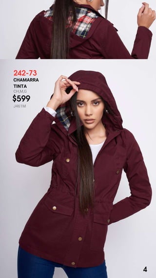 242-73
CHAMARRA
TINTA
CH,M,G
$599
J461M
4
 