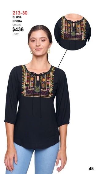213-30
BLUSA
NEGRA
CH,M,G
$438
J337L
48
 