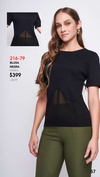 216-79
BLUSA
NEGRA
CH,M,G
$399
J307P
57
 