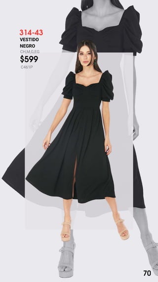 314-43
VESTIDO
NEGRO
CH,M,G,EG
$599
C461P
70
 