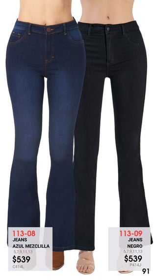 113-09
JEANS
NEGRO
5,7,9,11,13
$539
P414J
113-08
JEANS
AZUL MEZCLILLA
5,7,9,11,13
$539
C414L
91
 