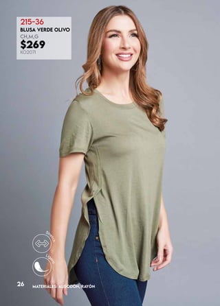 26
26
215-36
BLUSA VERDE OLIVO
CH,M,G
$269
KO207I
MATERIALES: ALGODÓN, RAYÓN
 