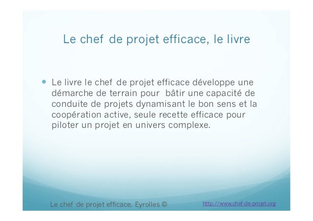 Comment devenir un chef de projet efficace