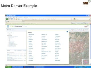 Metro Denver Example
 