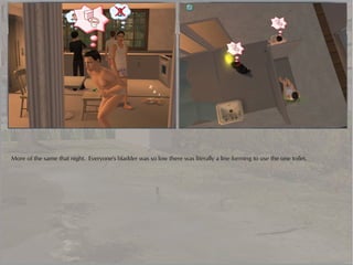 More of the same that night. Everyone's bladder was so low there was literally a line forming to use the one toilet.
 