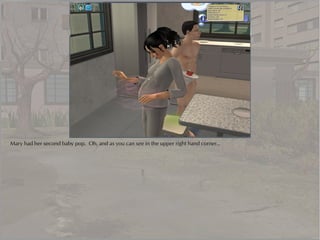 Mary had her second baby pop. Oh, and as you can see in the upper right hand corner...
 