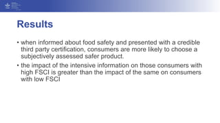 Compliance of Producers and Adoption of Consumers in the Case of Food Safety Practices: Cases from South Asia.