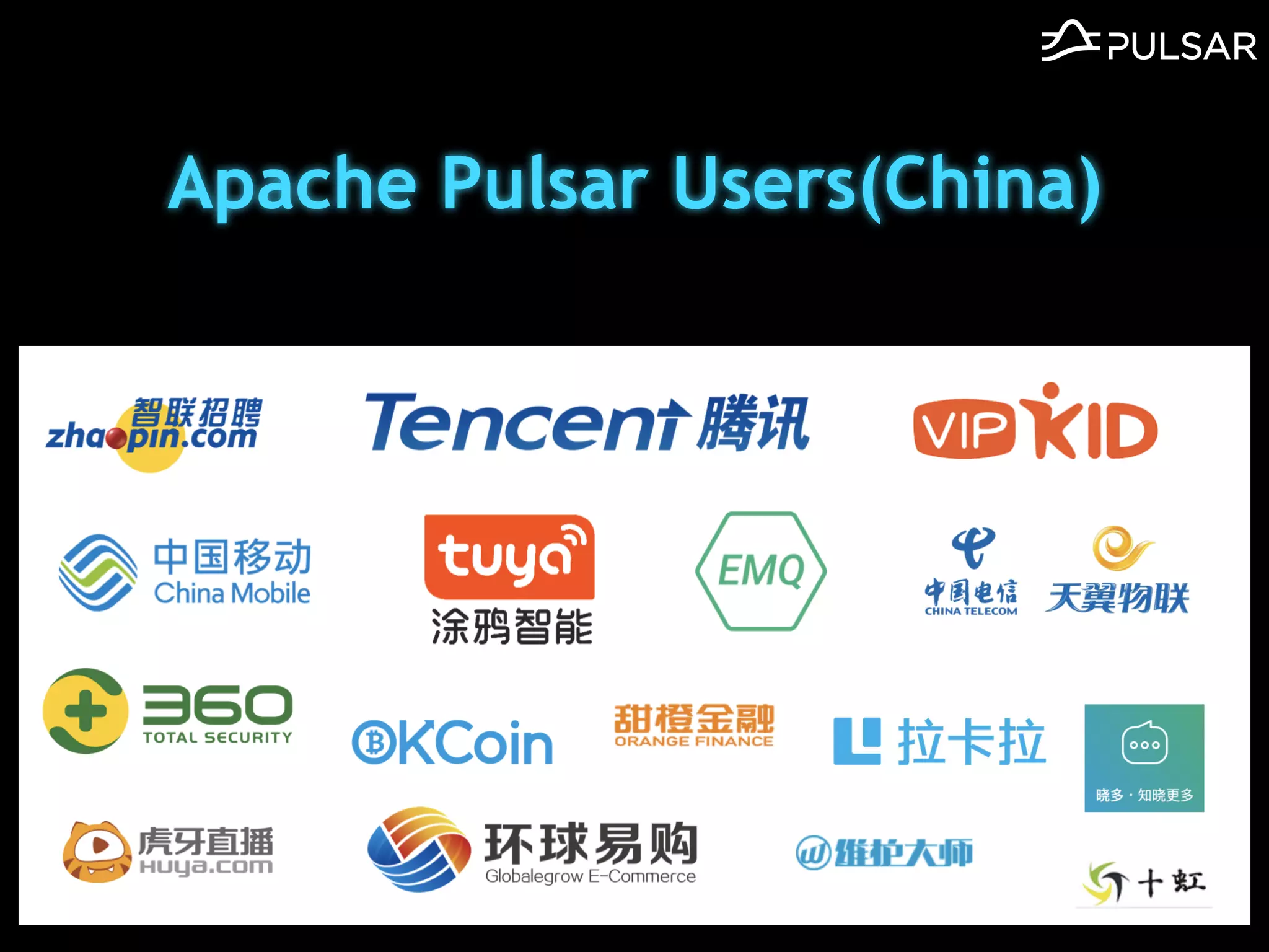 Apache Pulsar Users(China)
 