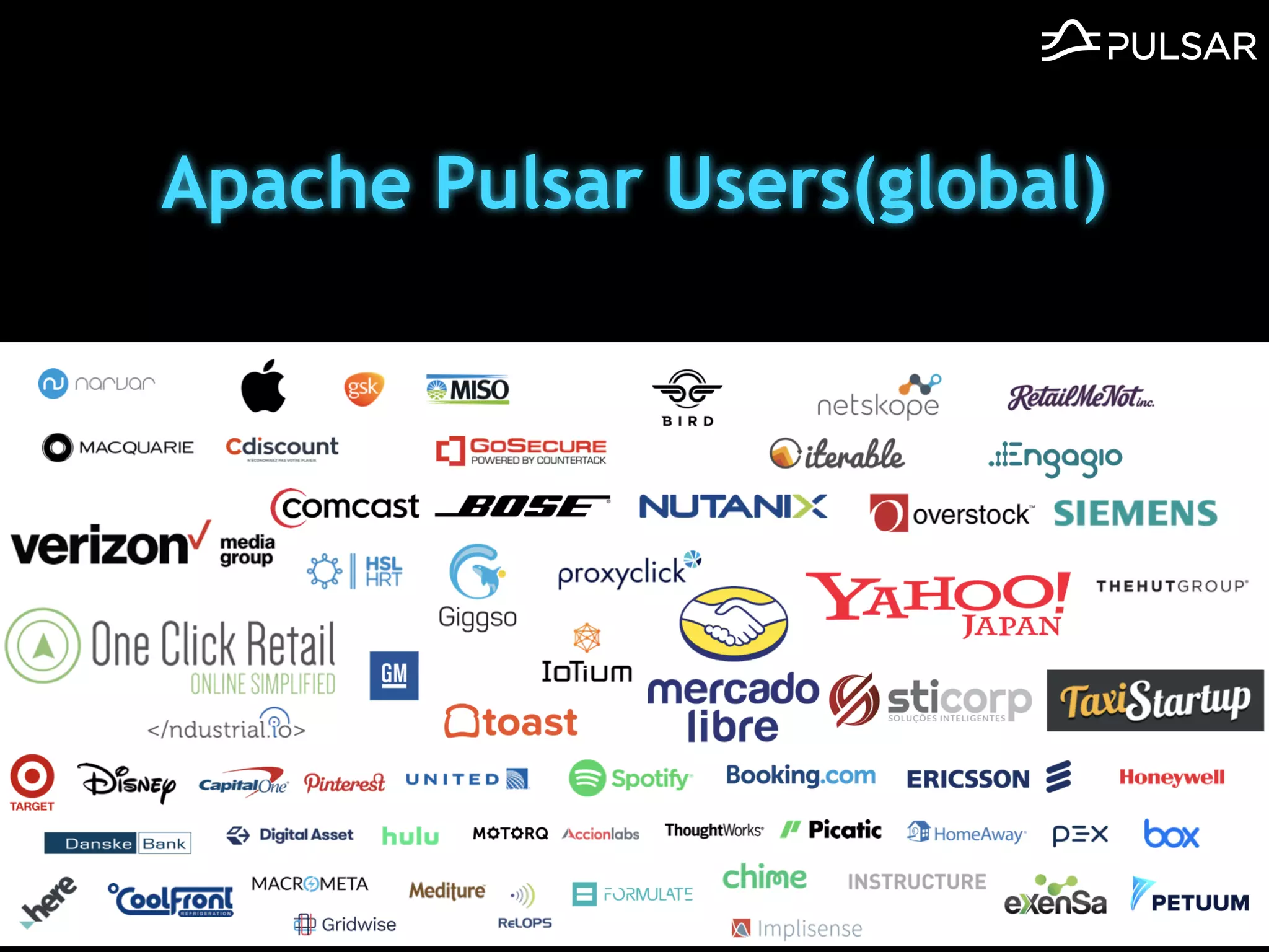Apache Pulsar Users(global)
 
