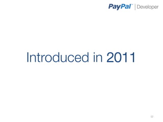 Introduced in 2011



                      12	
  
 