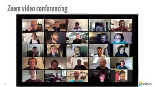 27
Zoomvideoconferencing
 