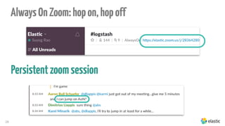 28
Persistentzoomsession
AlwaysOnZoom:hopon,hopoff
 