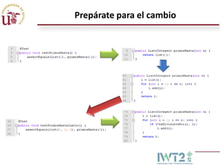 Prepárate para el cambio

 