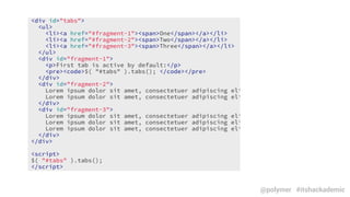 @polymer #itshackademic
 