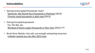 Flaws of password-based authentication