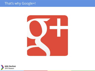 Google+ gets physical!