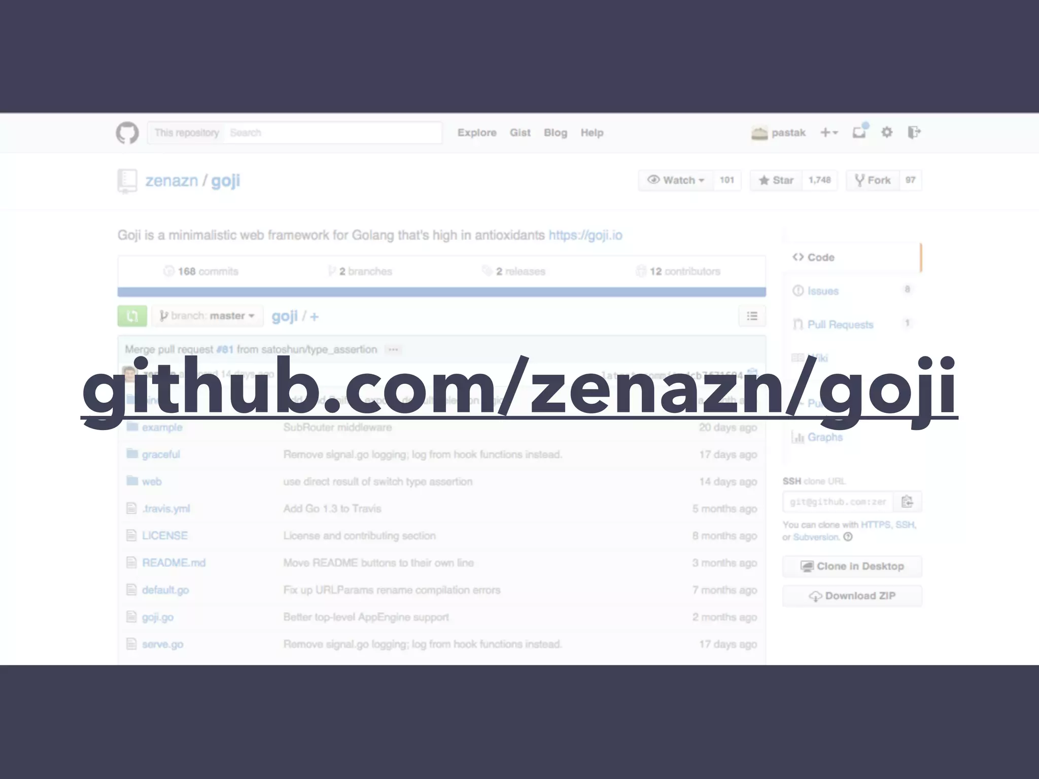 github.com/zenazn/goji 
 