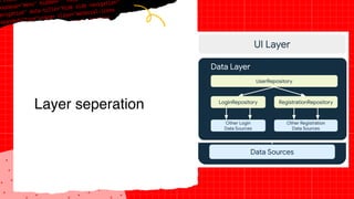 Layer seperation
 