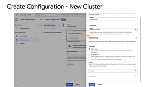 Create Configuration - New Cluster
 