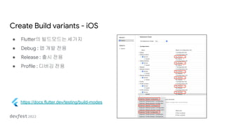DevFest 2022 - GitHub Actions를 활용한 Flutter 배포 자동화하기 | PDF