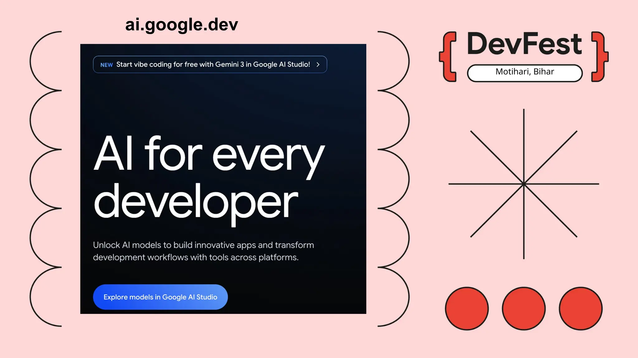 Motihari, Bihar
ai.google.dev
 